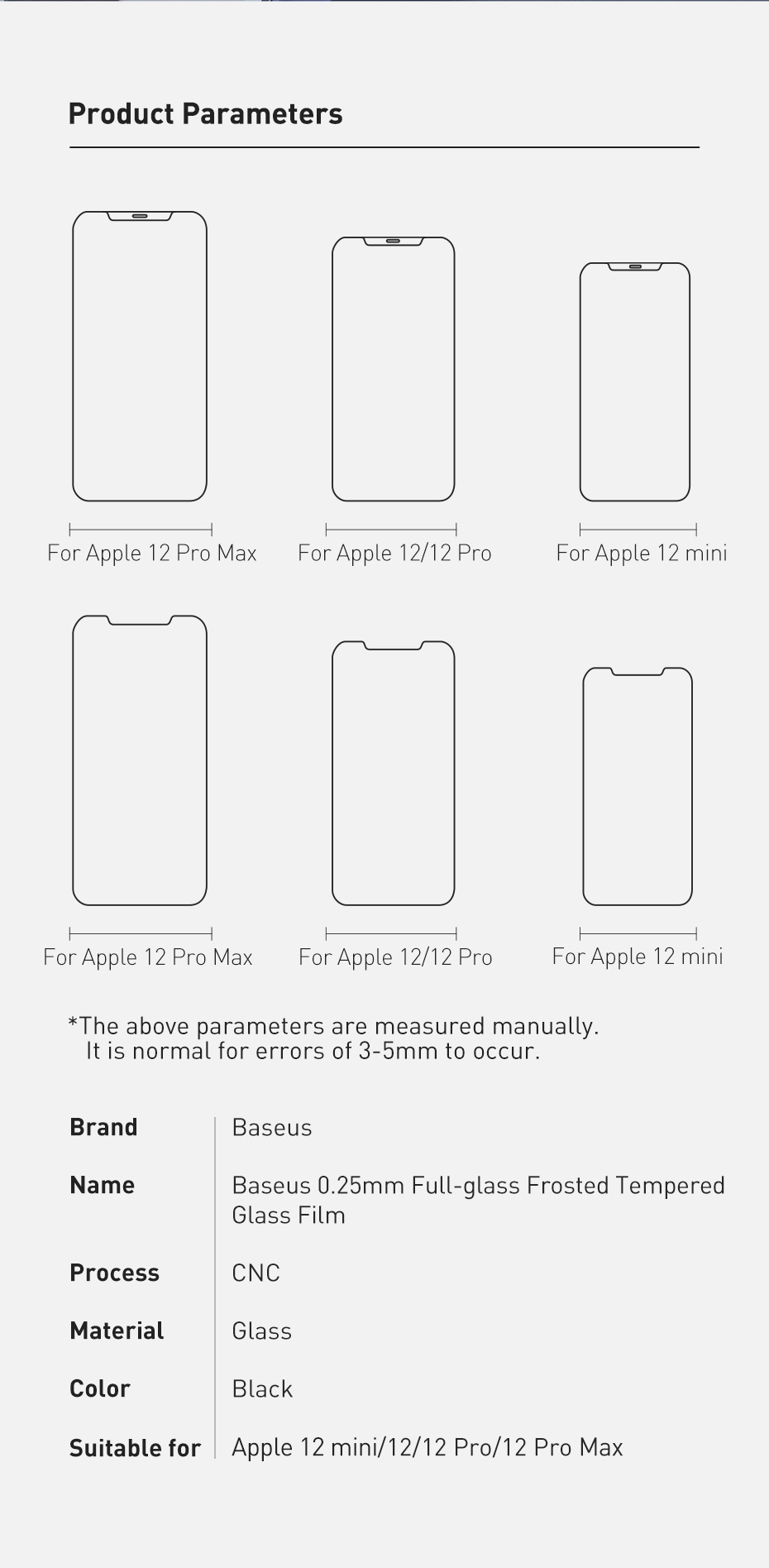 Baseus-2PCS-for-iPhone-12-Pro--12-Mini--12--12-Pro-Max-Front-Film-Matte-Anti-Scratch-Non-Fingerprint-1767129-13